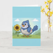 Thinking of You Kaart (Gele Bloem)