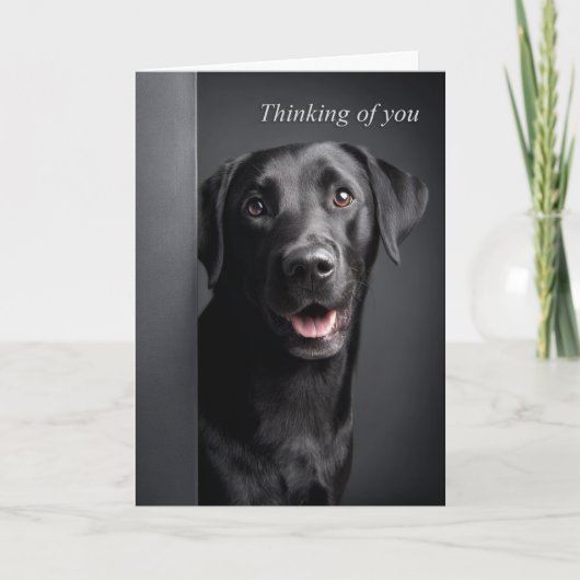 Thinking of You Labrador Retriever Kaart (Voorkant)