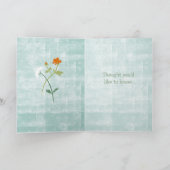 Thinking of You Mom – Bright Floral Abstract Kaart (Binnen)