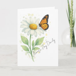 Thinking of You Notecard - Daisy & Butterfly Bedankkaart