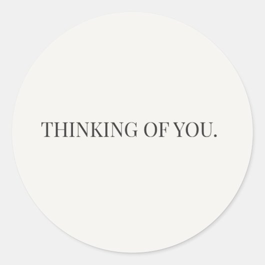 Thinking of You Sticker – Everyday Support Series (Voorkant)