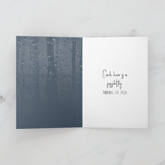 Thinking of You Teddy Bear Kaart (Binnen)