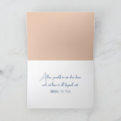 Thinking of You Watercolor Ocean Sunrise Kaart (Binnen)