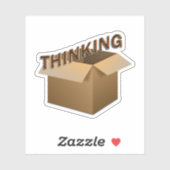 Thinking Outside The Box Sticker (Vel)