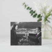 Thinking Outside The Box (TM) Postcard Briefkaart (Staand voorkant)