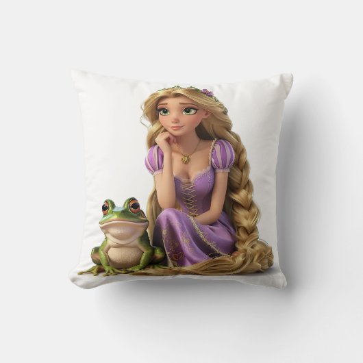 Thinking Rapunzel Kussen (Voorkant)
