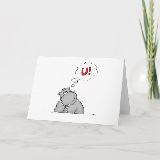 THinkingofu.jpg Feestdagen Kaart (Voorkant)