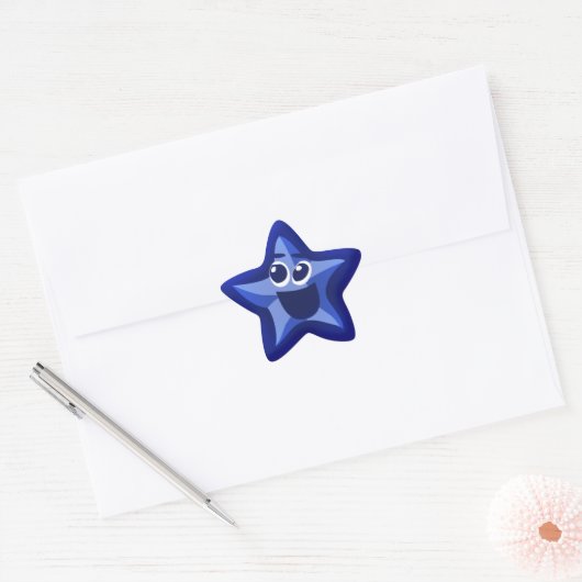 Thinkling Blue Star Stickers (Envelop)