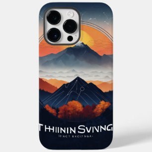 Thinksgiving Logo - Smoky Mountains Ontwerp Case-Mate iPhone 14 Pro Max Hoesje