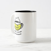 Thinkwells Thoughts- Tad Conner edition Tweekleurige Koffiemok (Voorkant links)