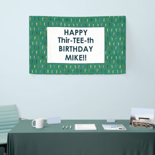 Thir-t-shirt-th Birthday Banner (Beurs)