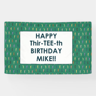 Thir-t-shirt-th Birthday Banner