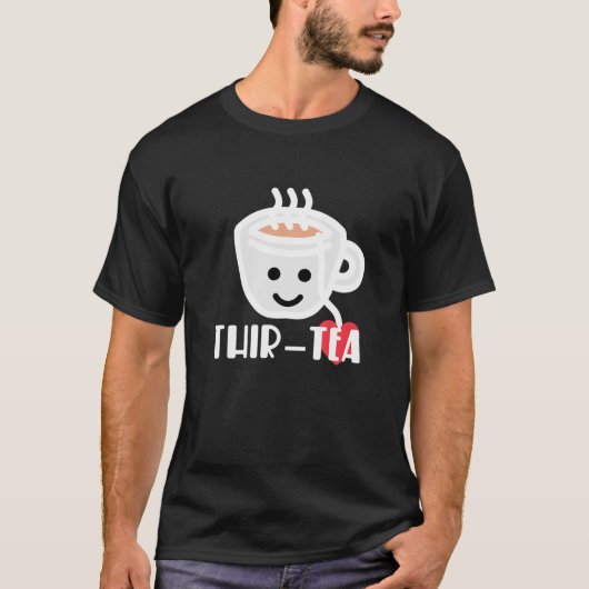 Thir-Tea Kawaii 30th Birthday Tea Lovers T-shirt (Voorkant)
