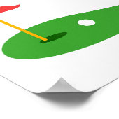 Thir-tee 30th Golf Birthday Party Thirtieth Golf P Poster (Hoek)