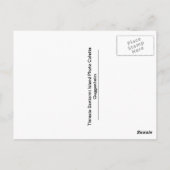 Thirasia-eiland boven Santorini Briefkaart (Achterkant)