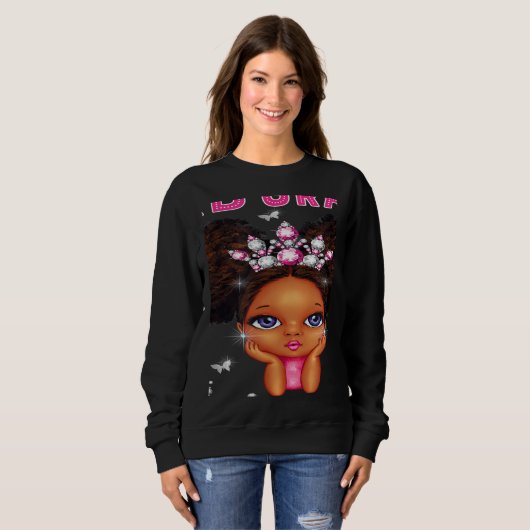 Third 3rd grade princess back to school for girls  trui (Voorkant volledig)