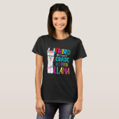Third 3rd Grade Teacher Back To School No Prob Lla T-shirt (Voorkant volledig)