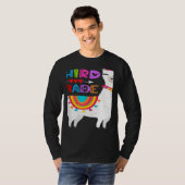 Third 3rd Grade Teacher No Prob Llama First Day Gi T-shirt (Voorkant volledig)