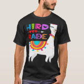 Third 3rd Grade Teacher No Prob Llama First Day Gi T-shirt (Voorkant)