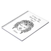 Third Eye Buddhist God Shiva Notebook Notitieboek (Linkerzijde)
