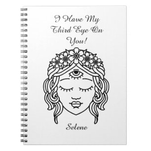 Third Eye Buddhist God Shiva Notebook Notitieboek