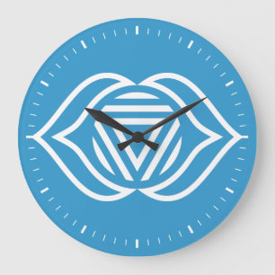 Third Eye Chakra Energy Wall Clock Grote Klok