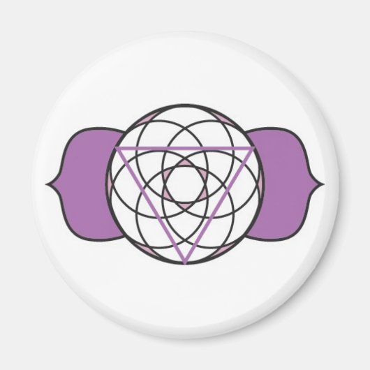 Third Eye Chakra Magnet (Voorkant)