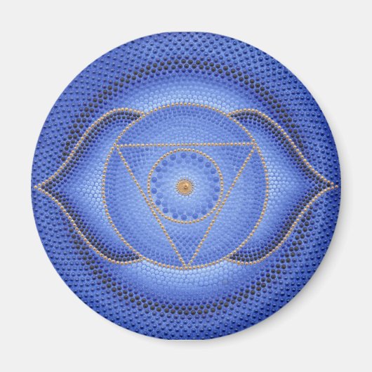Third Eye Chakra Magnet (Voorkant)