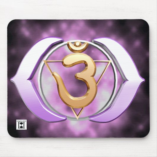 Third Eye Chakra Mousepad Muismat (Voorkant)