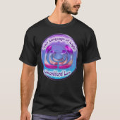 Third Eye Chakra symbool van onvoorwaardelijke lie T-shirt (Voorkant)