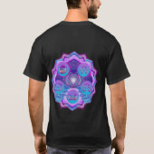 Third Eye Chakra symbool van onvoorwaardelijke lie T-shirt (Achterkant)