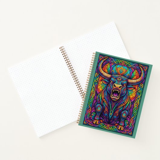 Third-Eye Charging Taurus Mythical Zen tangle  Notitieboek (Binnen)