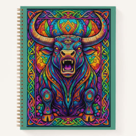 Third-Eye Charging Taurus Mythical Zen tangle  Notitieboek