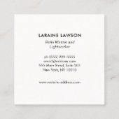 Third Eye Energy Healer Visitekaartje (Achterkant)