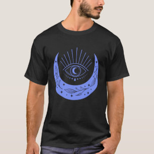 Third Eye Moon Witchy Reiki Yoga Witch Lig T-shirt