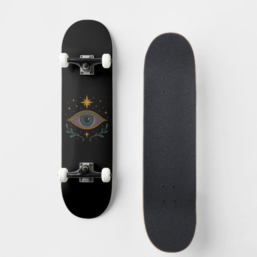 Third Eye Mystical Unisex Skateboard (Voorkant)