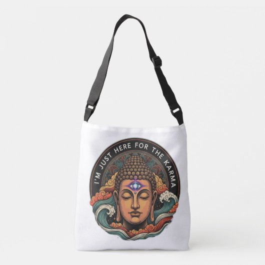 Third Eye Spiritueel en yogatas Crossbody Tas (Achterkant)