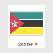 Third flag of Mozambique (April-May 1983) Sticker (Vel)