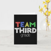 Third Grade Back To School Kaart (Gele Bloem)