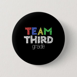 Third Grade Back To School Ronde Button 5,7 Cm