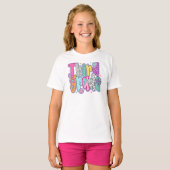 Third Grade First Day of School Coquette Preppy T-shirt (Voorkant volledig)