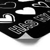 Third Grade Has My Heart 3rd Grade Teacher Valenti Poster (Hoek)