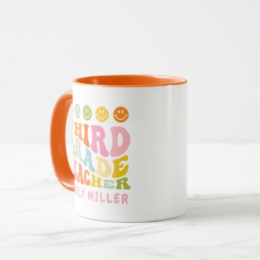 Third Grade Teacher Gift Mug Mok (Voorkant links)