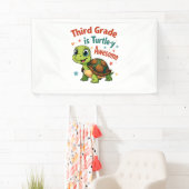 Third grade Turtle-y Awesome 3rd Grade Back to Sch Spandoek (Insitu)