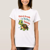 Third grade Turtle-y Awesome 3rd Grade Back to Sch T-shirt (Voorkant)