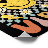 Third Grade Vibes 3rd Grade Retro Teacher 1st Day  Poster (Hoek)