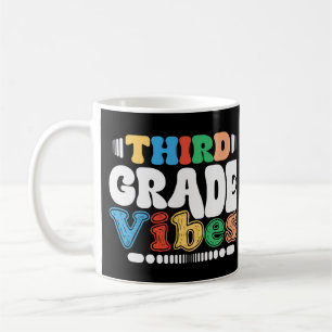 Third Grade Vibes Back To School Student Teacher Koffiemok