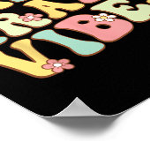 Third Grade Vibes Hello Team 3rd Grade Teacher Kid Poster (Hoek)