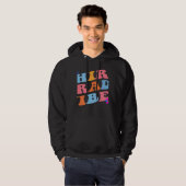 Third Grade Vibes Retro Teacher Kids Women Back to Hoodie (Voorkant volledig)