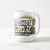 Third Shot Optimist | Pickleball Geschenkmok Koffiemok (Voorkant rechts)